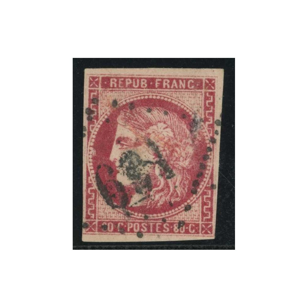 YT 49 - Oblitéré - Variété - Cote 450 Euro