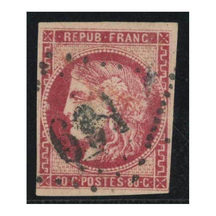 YT 49 - Oblitéré - Variété - Cote 450 Euro