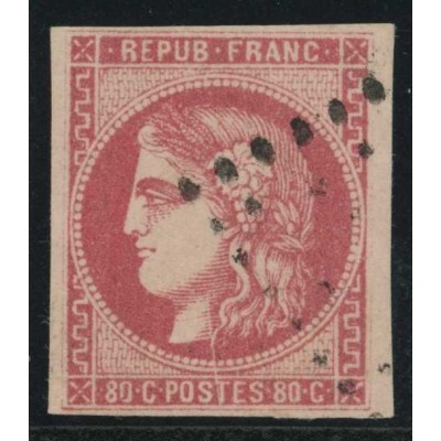 YT 49 - Oblitéré - Variété - Cote 450 Euro