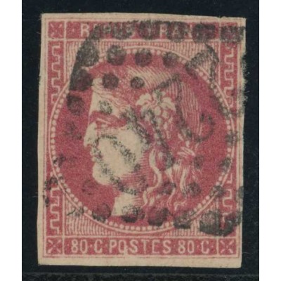YT 49 - Oblitéré - Variété - Cote 450 Euro
