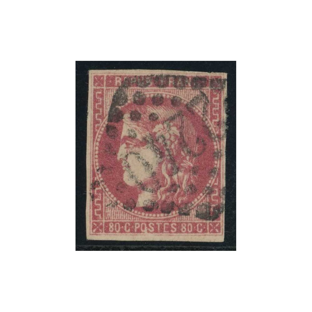 YT 49 - Oblitéré - Variété - Cote 450 Euro