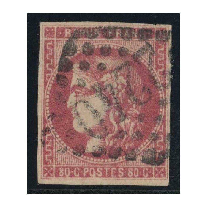 YT 49 - Oblitéré - Variété - Cote 450 Euro