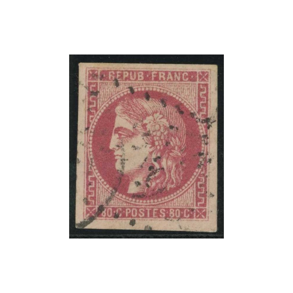 YT 49 - Oblitéré Signé Brun - Cote 350 Euro