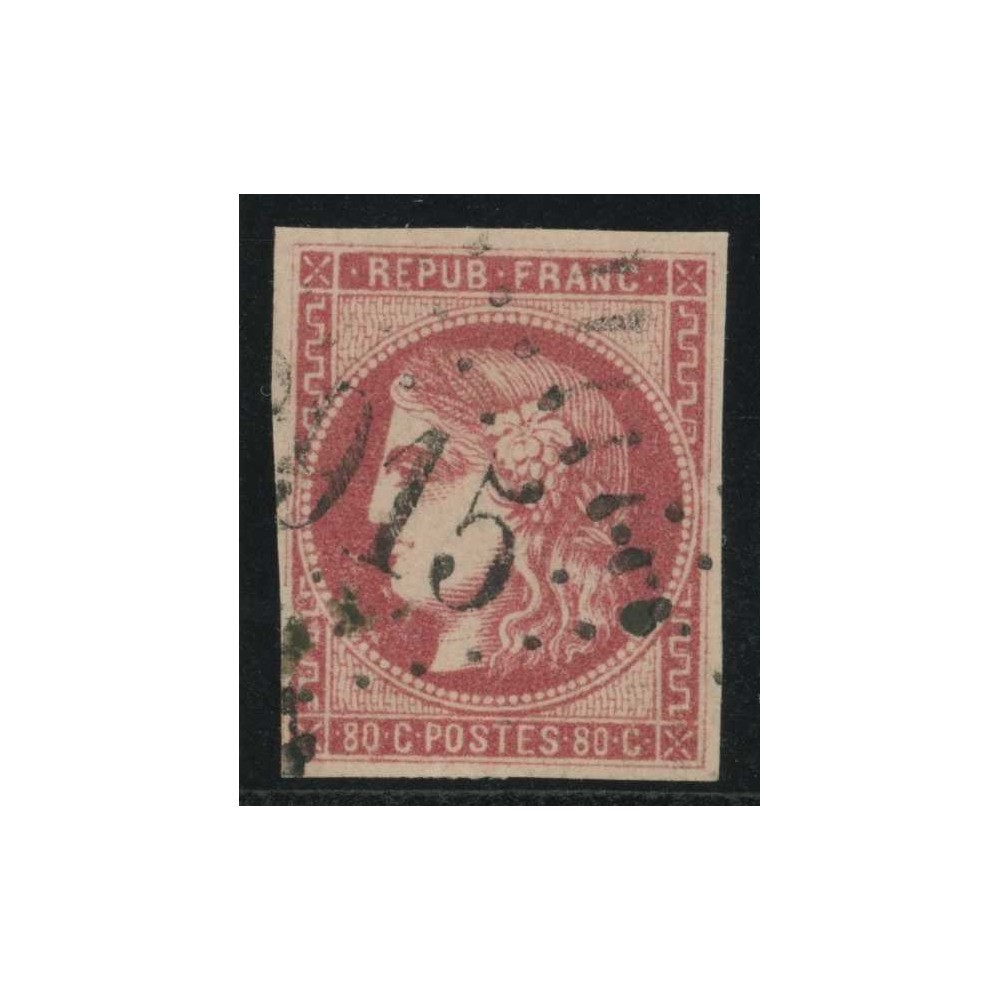 YT 49 - Oblitéré Signé Calves - Cote 350 Euro