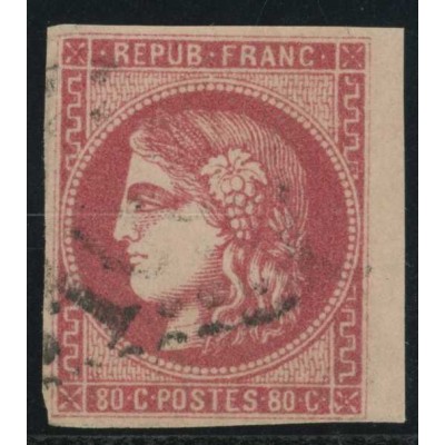 YT 49 - Oblitéré Signé Calves - Cote 350 Euro