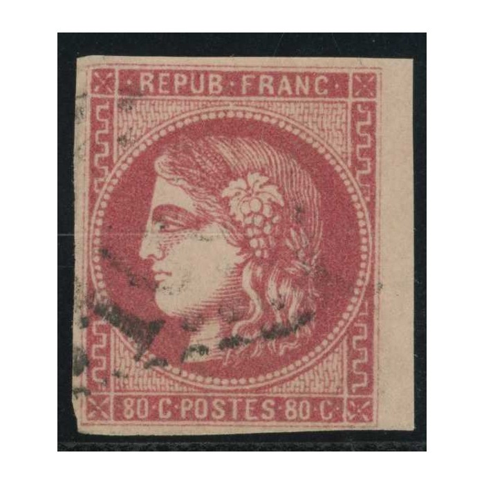 YT 49 - Oblitéré Signé Calves - Cote 350 Euro