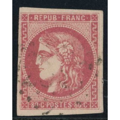 YT 49 - Oblitéré Signé Calves - Cote 350 Euro
