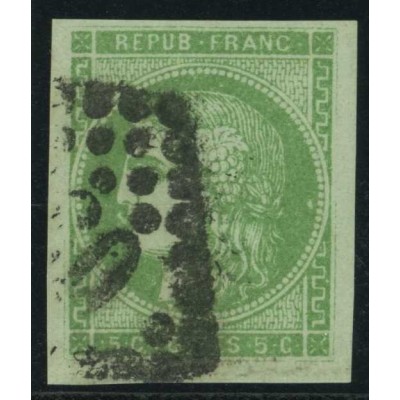 YT 42 B - Gros chiffre - Signé Scheller - Cote 220 Euro