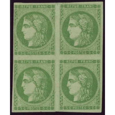 YT 42 B - Neuf x - Bloc de 4 - Cote 1900 Euro
