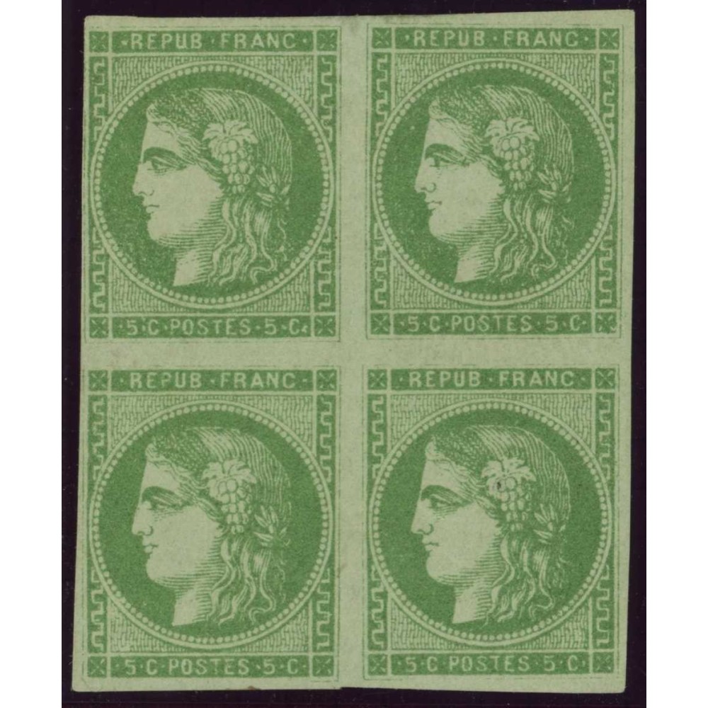 YT 42 B - Neuf x - Bloc de 4 - Cote 1900 Euro