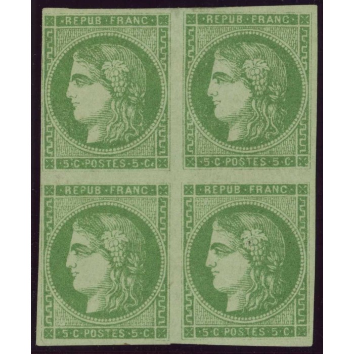 YT 42 B - Neuf x - Bloc de 4 - Cote 1900 Euro
