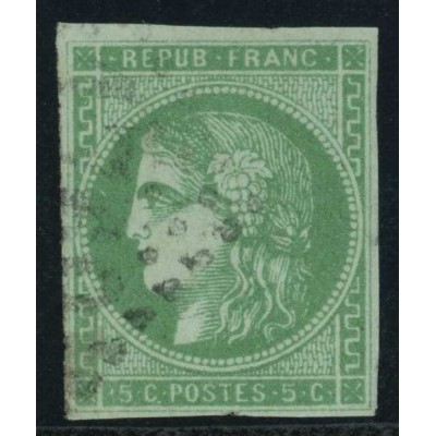 YT 42 Bd - Oblitéré Signé Scheller - Cote 1300 Euro