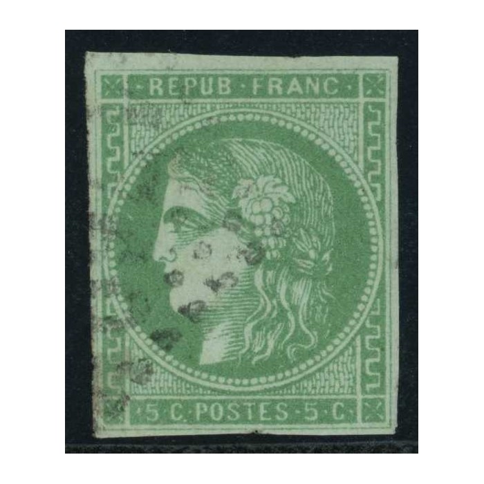 YT 42 Bd - Oblitéré Signé Scheller - Cote 1300 Euro