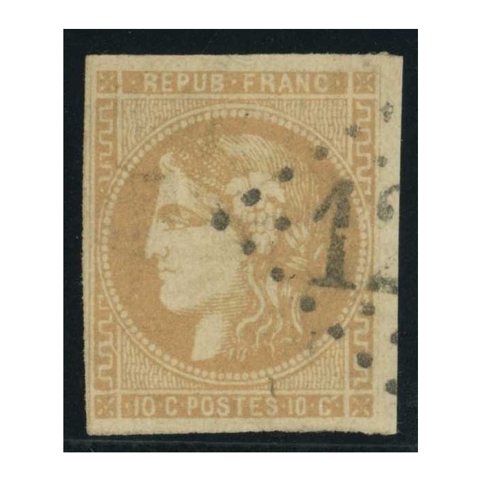 YT 43 A - Gros chiffre - Cote 90 Euro