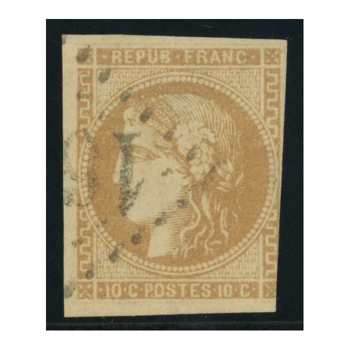 YT 43 A - Gros chiffre - Cote 90 Euro