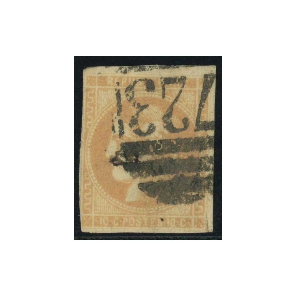 YT 43 B - Cachet Anglais - Cote 180 Euro