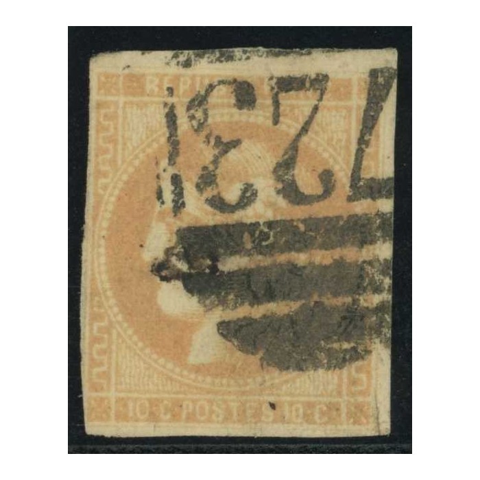 YT 43 B - Cachet Anglais - Cote 180 Euro