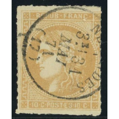 YT 43 B - CaD 31 Mais 71 - Percé en ligne - Cote 180 Euro