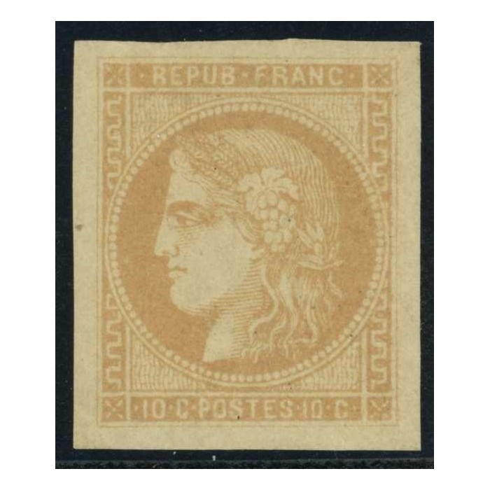 YT 43 B - Neuf x - Certificat 5507 - Cote 1500 Euro