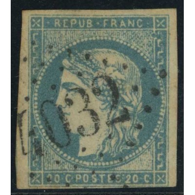 YT 44 A - GC 4032 - Latronquière - Lot (44) - Variété : Anneau lune - Cote 1100 Euro