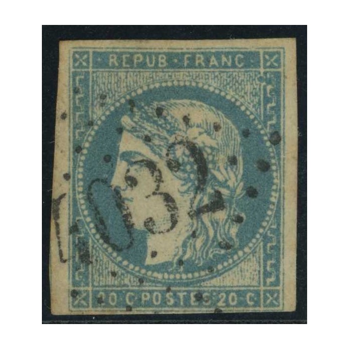 YT 44 A - GC 4032 - Latronquière - Lot (44) - Variété : Anneau lune - Cote 1100 Euro