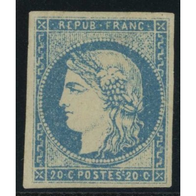 YT 44 A - Neuf x - Certificat 5626 - Cote 28000 Euro