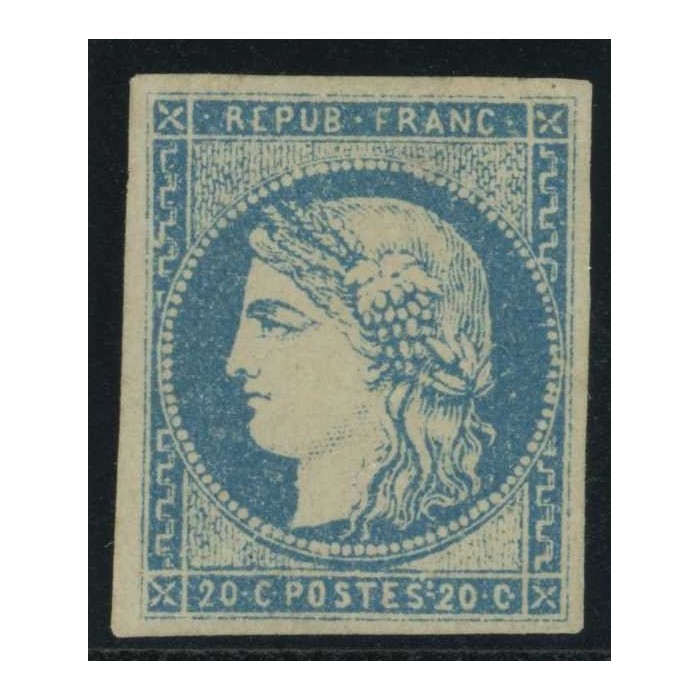 YT 44 A - Neuf x - Certificat 5626 - Cote 28000 Euro