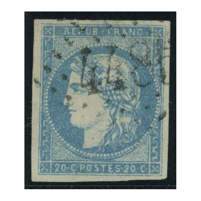 YT 44 A - Oblitéré Signé Calves - Cote 900 Euro