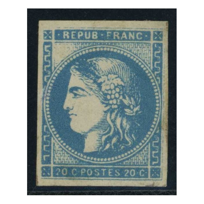 YT 45 A - Neuf x - Variété : Haut gauche - Cote 2500 Euro