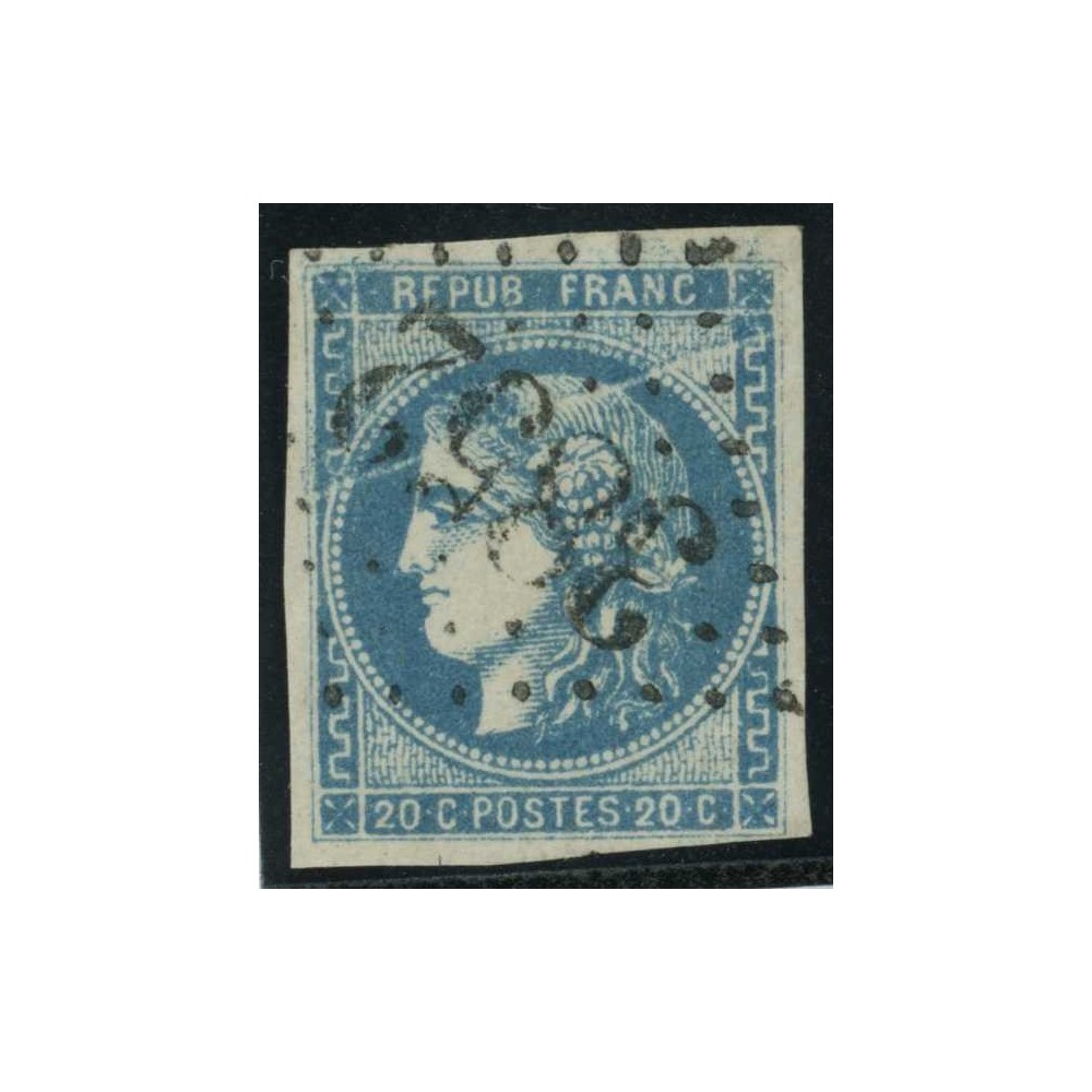 YT 46 A - GC 3852 - St Sebastien - Creuse (22) - Variété : Grande cassure - Cote 320 Euro