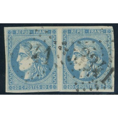 YT 46 B - GC 3341 - Savigny sur Braye - Loir et Cher (40) - Paire - Cote 25 Euro