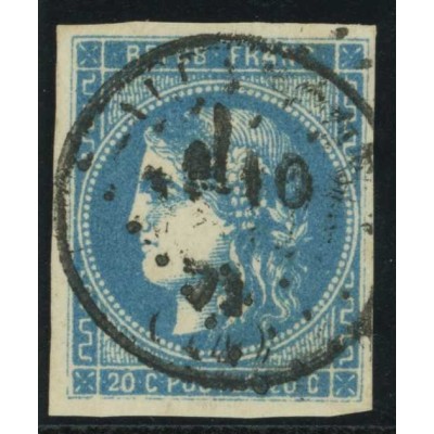 YT 46 B - Cachet à date - Signé Calves - Cote 150 Euro