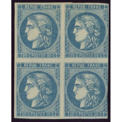 YT 46 B - Neuf x - Bloc de 4 - Cote 10000 Euro
