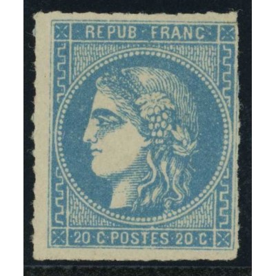 YT 46 B - Neuf x - Percé en ligne - Cote 1950 Euro