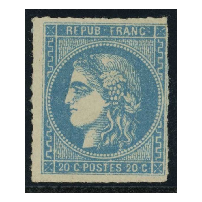 YT 46 B - Neuf x - Percé en ligne - Cote 1950 Euro