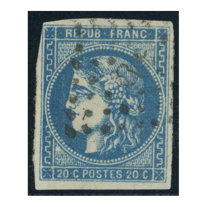 YT 46 B - Oblitéré Plis accordéon - Cote 200 Euro