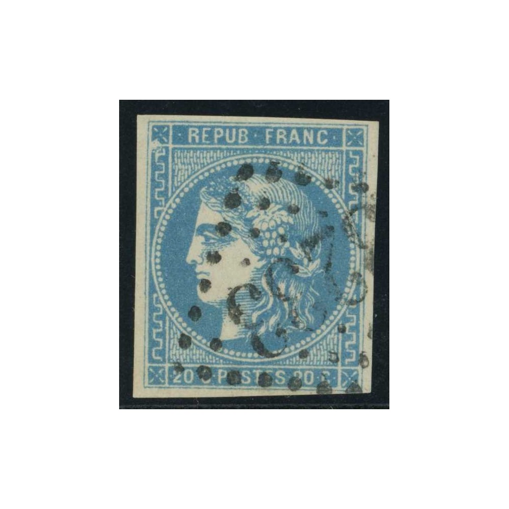 YT 46 B - Oblitéré Variété - Cote 25 Euro
