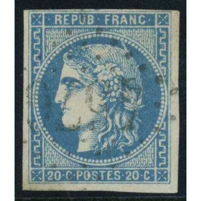 YT 46 B - Oblitéré Variété - Cote 25 Euro