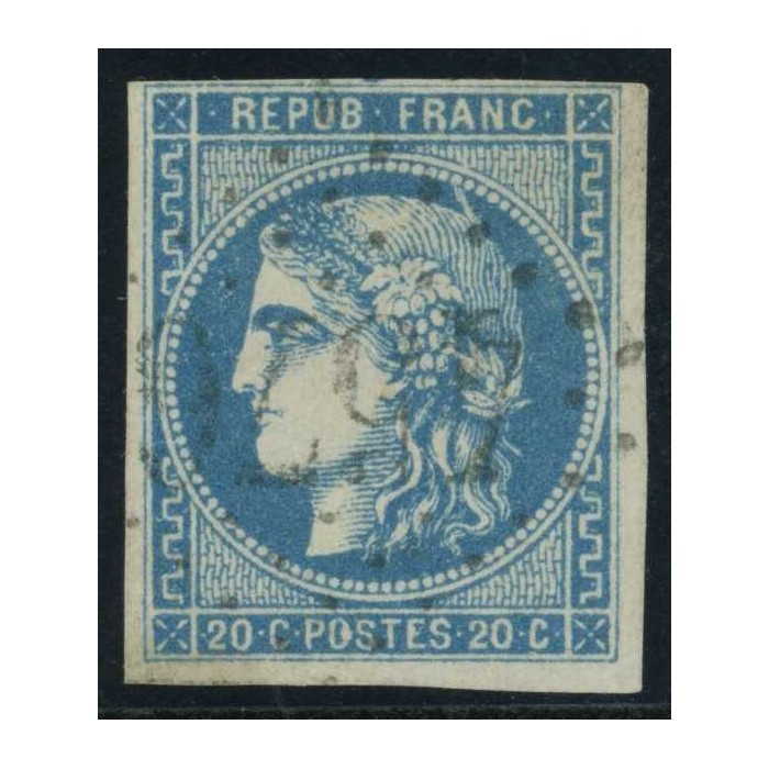 YT 46 B - Oblitéré Variété - Cote 25 Euro