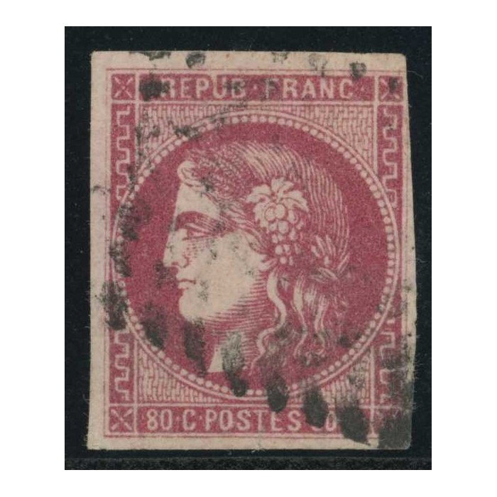YT 49 d - Oblitéré - Cote 1400 Euro
