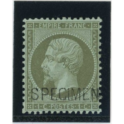 YT 19 f - Neuf xx - SPECIMEN - Cote 600 Euros