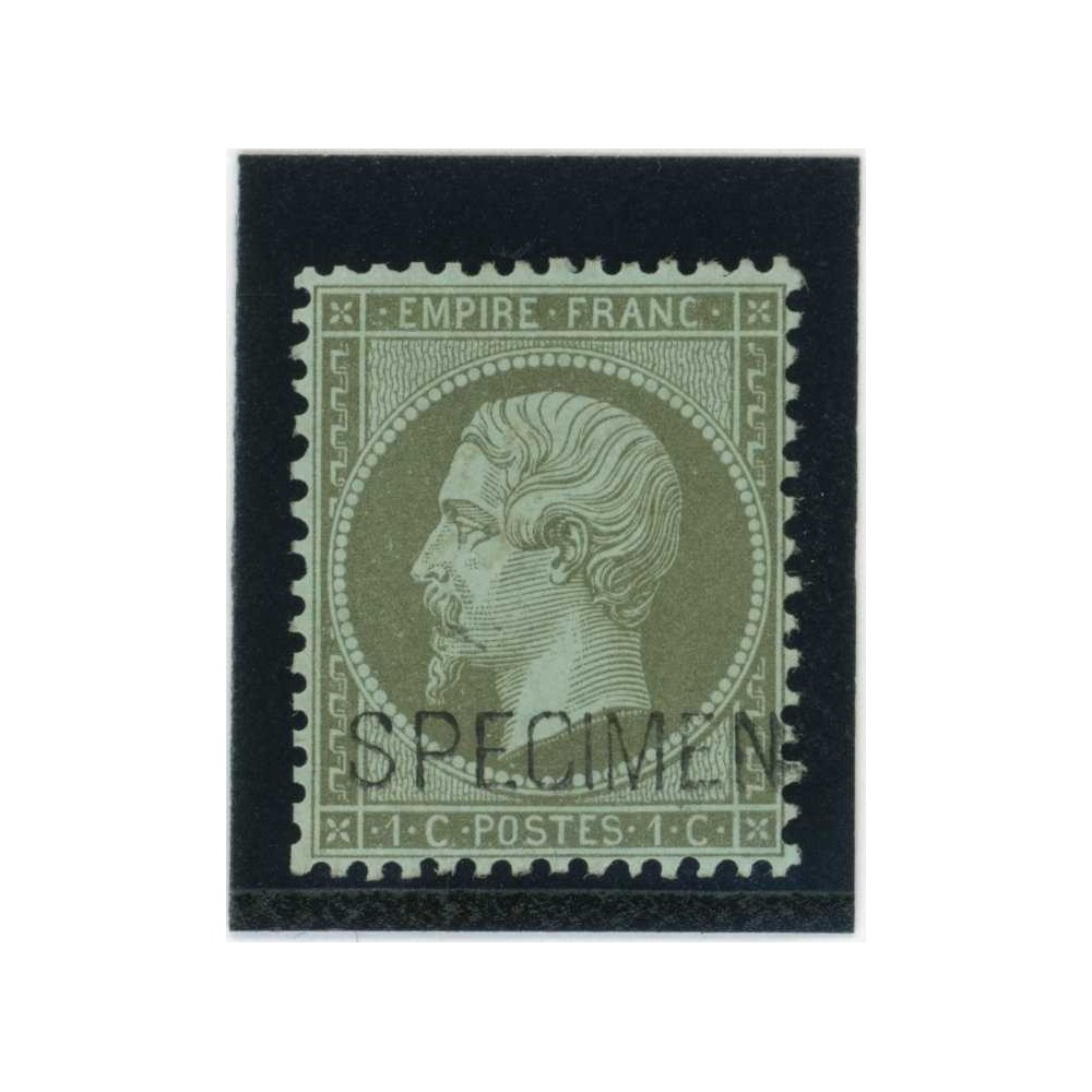 YT 19 f - Neuf xx - SPECIMEN - Cote 600 Euros