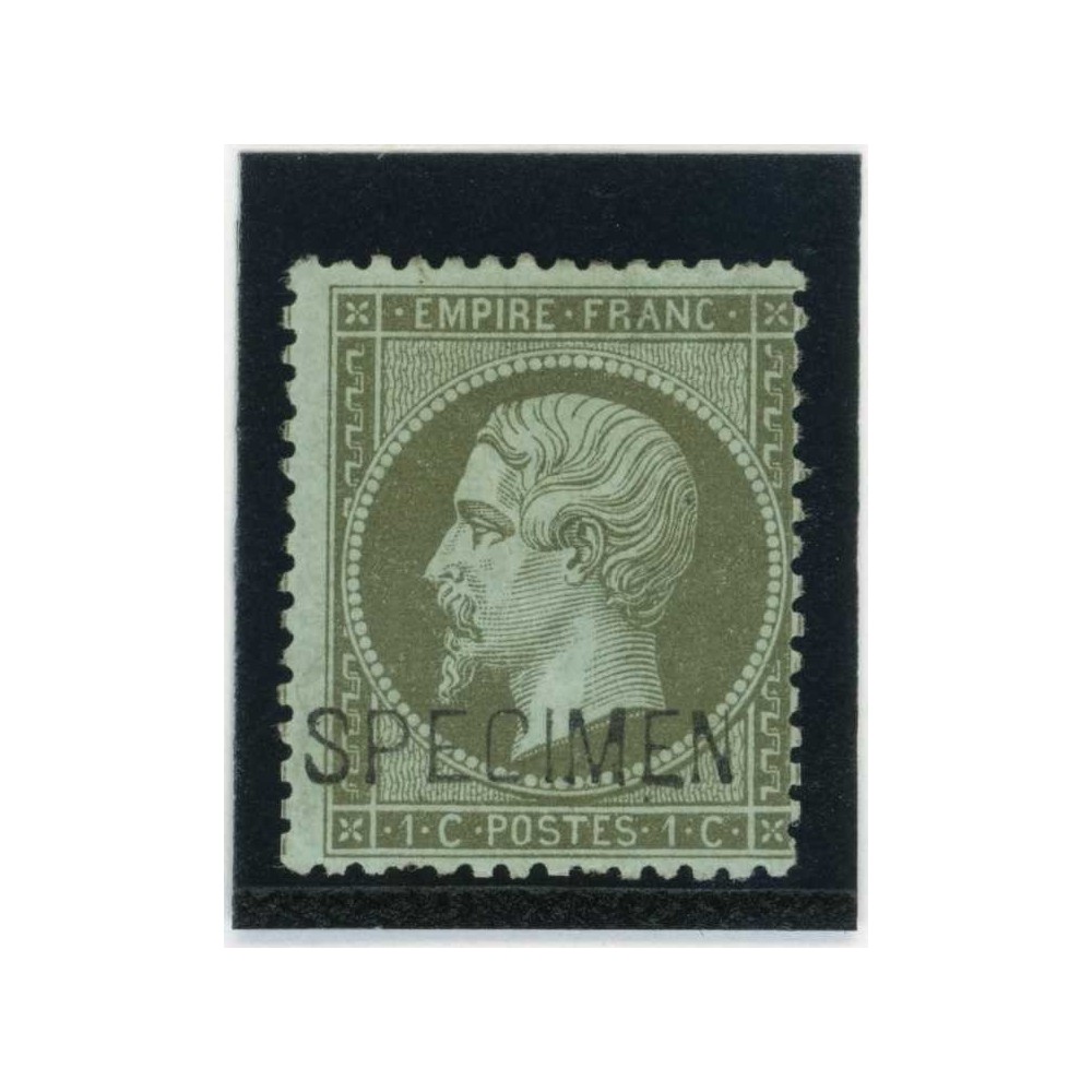 YT 19 f - Neuf x - SPECIMEN - Cote 420 Euros