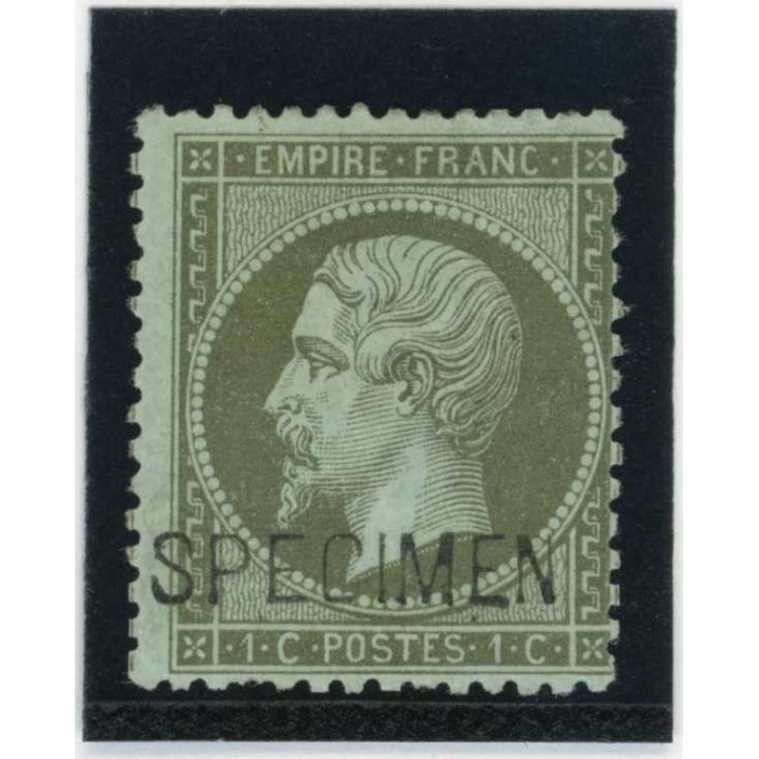 YT 19 f - Neuf x - SPECIMEN - Cote 420 Euros