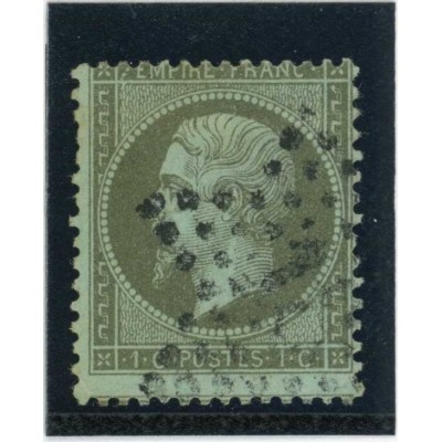 YT 19 - Etoile chiffré - Cote 65 Euros