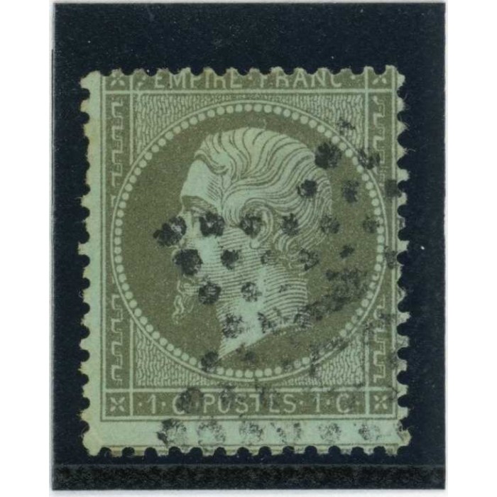 YT 19 - Etoile chiffré - Cote 65 Euros