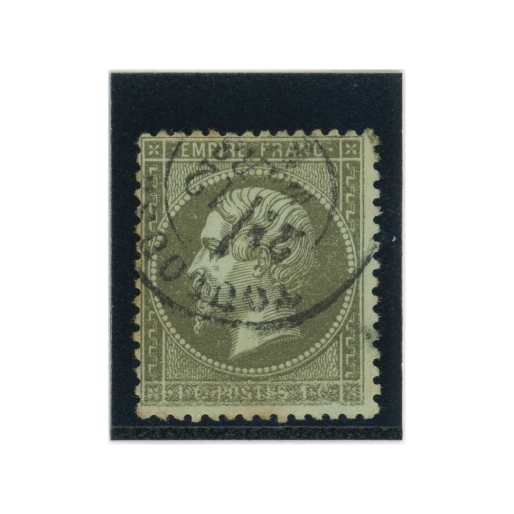 YT 19 - Oblitéré - Variété : Bas - Cote 120 Euros