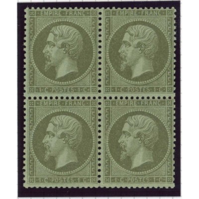 YT 19 - Neuf xx - Bloc de 4 - Cote 1800 Euros