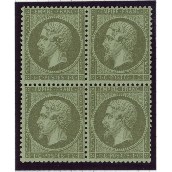 YT 19 - Neuf xx - Bloc de 4 - Cote 1800 Euros