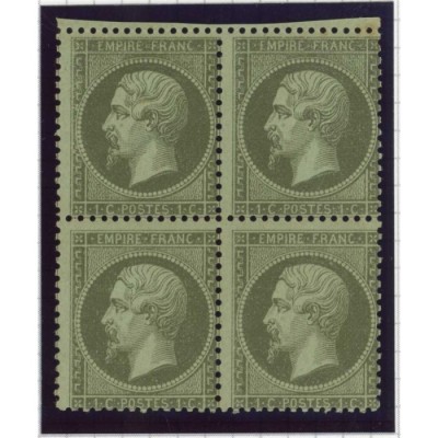 YT 19 - Neuf xx - Bloc de 4 - Cote 1800 Euros